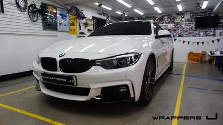 bmw 420d 루프스킨 그릴랩핑 안개등하단랩핑 프론트립랩핑 / 서울 마포구