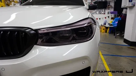 BMW 640i GT 유리막코팅 루프스킨 라이트필름 그릴랩핑 사이드미러랩핑 부분랩핑 합정 홍대 상암 유리막코팅 / 서울 마포구