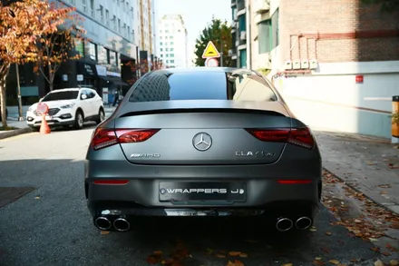 벤츠 CLA 45s 나이트패키지 서울 벤츠 크롬죽이기 크롬딜리트 / 서울 마포구
