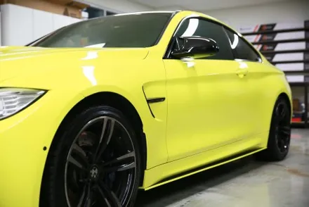 서울 F바디 BMW M4 전체랩핑 상파울루옐로우 / 서울 마포구