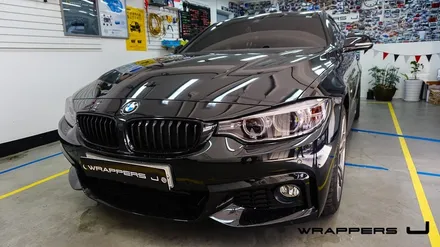 bmw 420d 라이트 필름 시공 / 서울 마포구