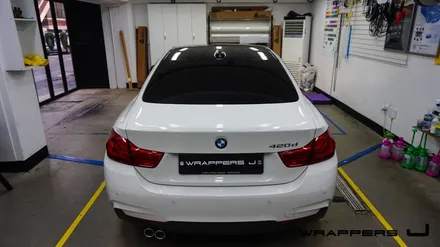 bmw 420d 루프스킨 그릴랩핑 안개등하단랩핑 프론트립랩핑 / 서울 마포구