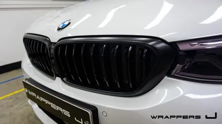 BMW 640i GT 유리막코팅 루프스킨 라이트필름 그릴랩핑 사이드미러랩핑 부분랩핑 합정 홍대 상암 유리막코팅 / 서울 마포구