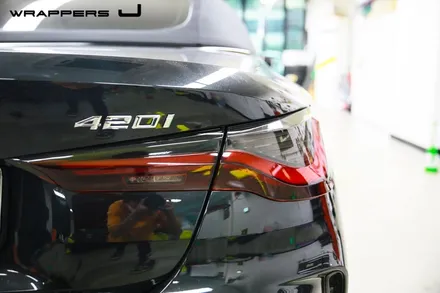 G23 신형 BMW 420i 그릴랩핑 테일램프 스모그PPF 데루등필름 서울 강남 / 서울 마포구