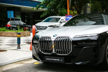 BMW 740i 듀오톤 랩핑 투톤랩핑 강남랩핑 / 서울 마포구