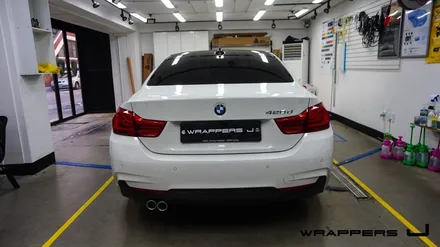bmw 420d 루프스킨 그릴랩핑 안개등하단랩핑 프론트립랩핑 / 서울 마포구