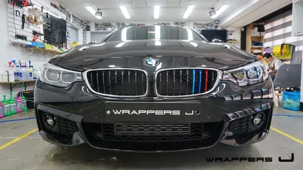 bmw 420d 앞범버ppf 4시리즈 F32 범버ppf 부분ppf / 서울 마포구