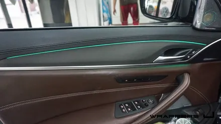 G30 BMW 530i 실내랩핑 매트릭스블랙 부분랩핑 / 서울 마포구