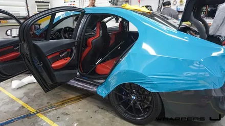 F80 BMW M3전체랩핑 마이애미블루 아쿠아블루 / 서울 마포구