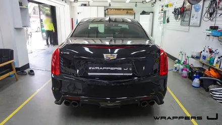 캐딜락 CTS-V 크롬죽이기 크롬딜리트 그릴랩핑 창문몰딩랩핑 부분랩핑 / 서울 마포구