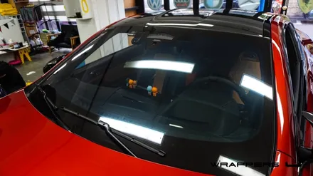 BMW M8 컴페티션 윈드쉴드, 앞유리보호필름 방탄필름 시공 / 서울 마포구