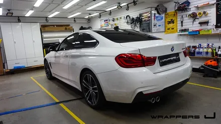 bmw 420d 루프스킨 그릴랩핑 안개등하단랩핑 프론트립랩핑 / 서울 마포구