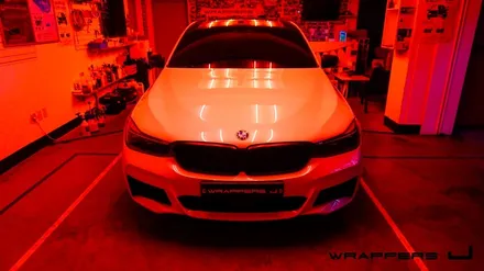 BMW 640i GT 유리막코팅 루프스킨 라이트필름 그릴랩핑 사이드미러랩핑 부분랩핑 합정 홍대 상암 유리막코팅 / 서울 마포구