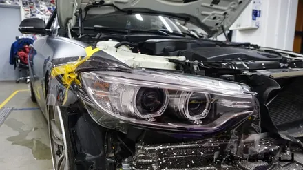 BMW 428i 전체랩핑 - 3M 사틴 다크그레이 / 서울 마포구