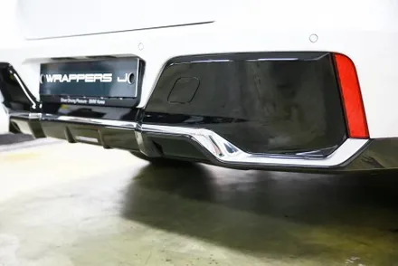 신형 BMW 740i 크롬죽이기 크롬딜리트 7시리즈 그릴 윈도우몰딩 랩핑 / 서울 마포구