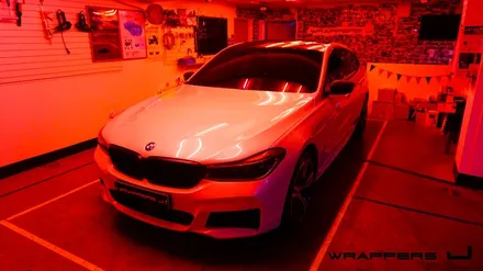 BMW 640i GT 유리막코팅 루프스킨 라이트필름 그릴랩핑 사이드미러랩핑 부분랩핑 합정 홍대 상암 유리막코팅 / 서울 마포구