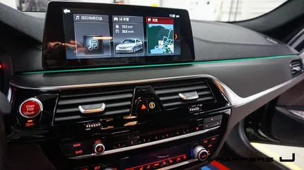 G30 BMW 530i 실내랩핑 매트릭스블랙 부분랩핑 / 서울 마포구