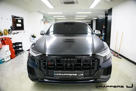 아우디 SQ8 본넷 스포일러 카본PPF 리얼카본PPF 시공후기 / 서울 마포구