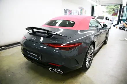 벤츠 SL63 AMG 크롬죽이기 눈물의여왕 나이트패키지 크롬딜리트 잘하는 랩핑샵 / 서울 마포구