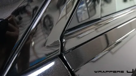 캐딜락 CTS-V 크롬죽이기 크롬딜리트 그릴랩핑 창문몰딩랩핑 부분랩핑 / 서울 마포구