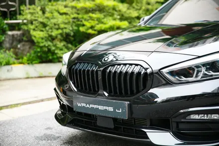 BMW 118d 크롬죽이기 크롬딜리트 서울 마포 자동차 부분랩핑 / 서울 마포구