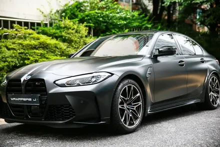 G80 BMW M3 전체랩핑 브루클린그레이 사틴블랙 랩핑 / 서울 마포구