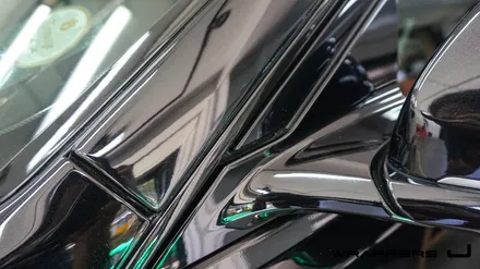 캐딜락 CTS-V 크롬죽이기 크롬딜리트 그릴랩핑 창문몰딩랩핑 부분랩핑 / 서울 마포구