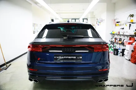 아우디 SQ8 본넷 스포일러 카본PPF 리얼카본PPF 시공후기 / 서울 마포구