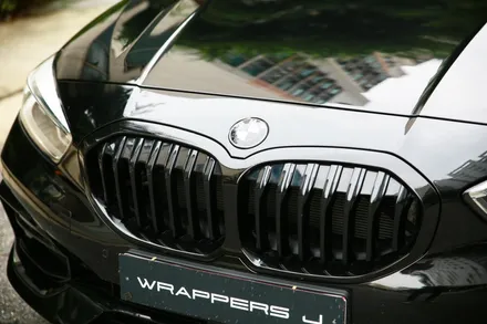 BMW 118d 크롬죽이기 크롬딜리트 서울 마포 자동차 부분랩핑 / 서울 마포구