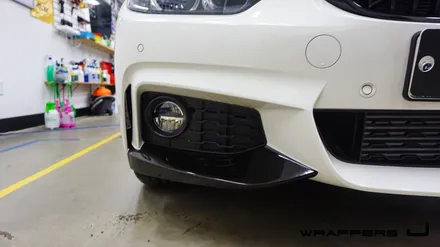 bmw 420d 루프스킨 그릴랩핑 안개등하단랩핑 프론트립랩핑 / 서울 마포구