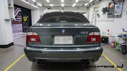 E39 BMW M5 5시리즈 전체랩핑 유광그레이 메탈릭 랩핑 / 서울 마포구