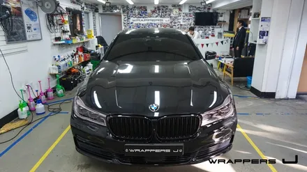 서울 bmw 730d 크롬죽이기 크롬딜리트  그릴랩핑 윈도우크롬랩핑 부분랩핑 / 서울 마포구