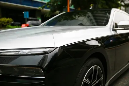 BMW 740i 듀오톤 랩핑 투톤랩핑 강남랩핑 / 서울 마포구