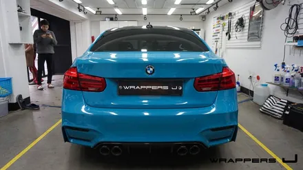 F80 BMW M3전체랩핑 마이애미블루 아쿠아블루 / 서울 마포구