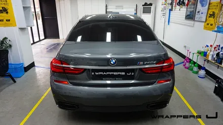 bmw 740d 세로그릴 부분랩핑 / 서울 마포구