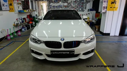 마포유리막코팅 : BMW 428i 라이트필름 유리막코팅 생활보호PPF / 서울 마포구