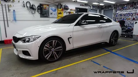 BMW 428i 전체랩핑 - 3M 사틴 다크그레이 / 서울 마포구