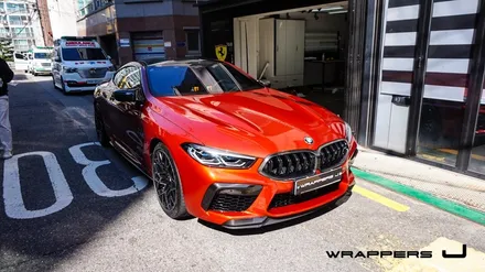BMW M8 컴페티션 윈드쉴드, 앞유리보호필름 방탄필름 시공 / 서울 마포구