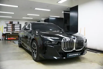BMW i7 투톤랩핑, 7시리즈 듀오톤 샴페인골드 랩핑 후기 / 서울 마포