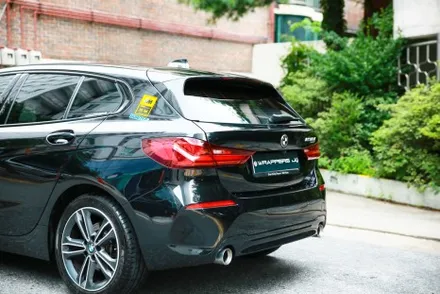 BMW 118d 크롬죽이기 크롬딜리트 서울 마포 자동차 부분랩핑 / 서울 마포구