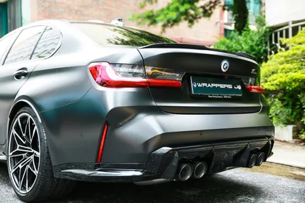 G80 BMW M3 전체랩핑 브루클린그레이 사틴블랙 랩핑 / 서울 마포구