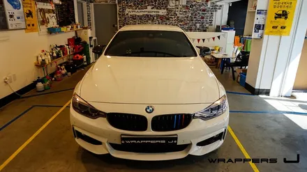 마포유리막코팅 : BMW 428i 라이트필름 유리막코팅 생활보호PPF / 서울 마포구