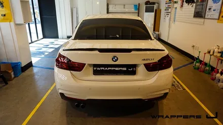 마포유리막코팅 : BMW 428i 라이트필름 유리막코팅 생활보호PPF / 서울 마포구