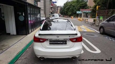 닛산 맥시나 디퓨져 랩핑 부분랩핑 디퓨져블랙랩핑 / 서울 마포구