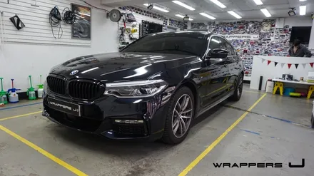 G30 BMW 530i 실내랩핑 매트릭스블랙 부분랩핑 / 서울 마포구