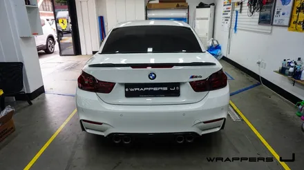 BMW M4 컨버터블 전체랩핑 서울 bmw랩핑 / 서울 마포구