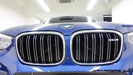 BMW X4M 그릴랩핑 휀다가니쉬랩핑 휀다덕트랩핑 스포일러랩핑 / 서울 마포구