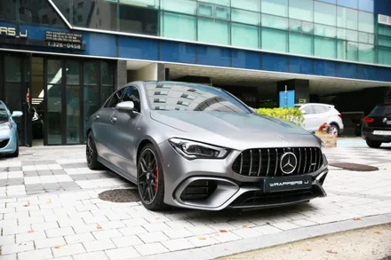 벤츠 CLA 45s 나이트패키지 서울 벤츠 크롬죽이기 크롬딜리트 / 서울 마포구