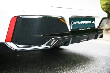 신형 BMW 740i 크롬죽이기 크롬딜리트 7시리즈 그릴 윈도우몰딩 랩핑 / 서울 마포구