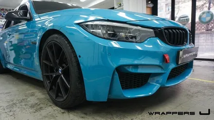 F80 BMW M3전체랩핑 마이애미블루 아쿠아블루 / 서울 마포구
